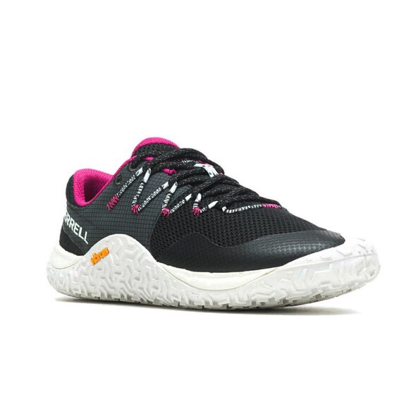 IN BOX MERRELL TRAIL GLOVE 7 PINK AND BLACK WALKING TRAIL RUNNERS WORN ONCE SZ 9 - Picture 2 of 13